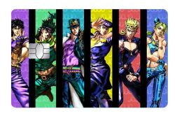 UV стикер за карта Jojo's Bizarre Adventure