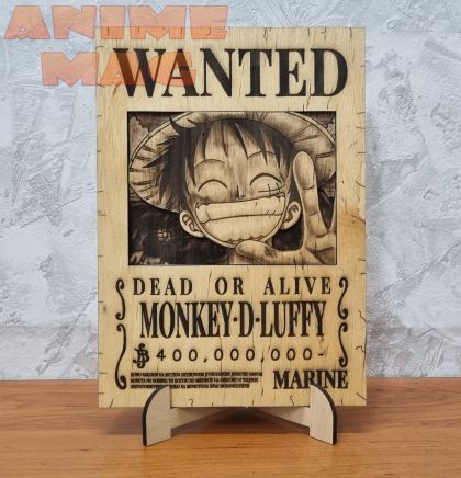 Декорация Monkey D. Luffy Wanted One Piece