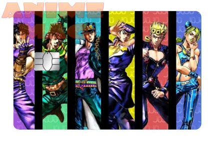 UV стикер за карта Jojo's Bizarre Adventure