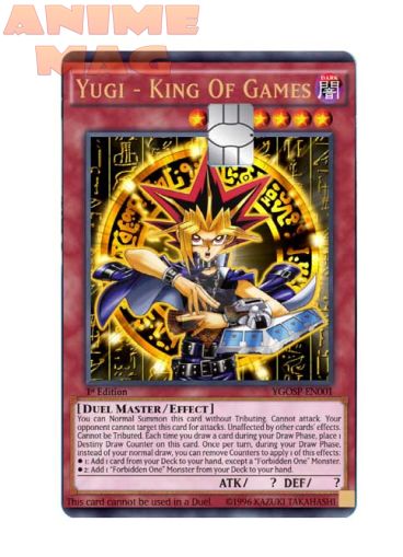 UV стикер за карта Yu-Gi-Oh!