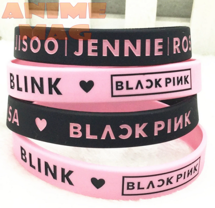 Силиконова гривна Blackpink