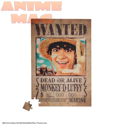 Пъзел One Piece Wanted Luffy 96pcs