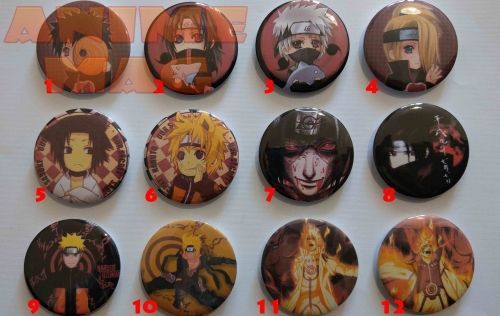 Naruto Buttons