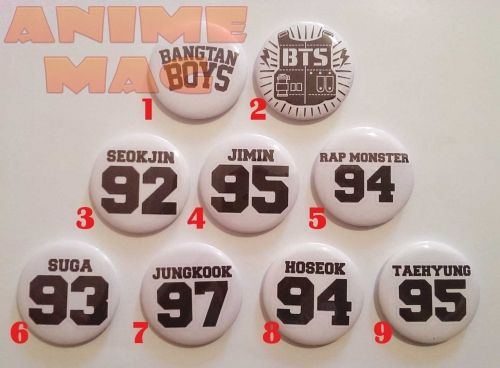 BTS Buttons 