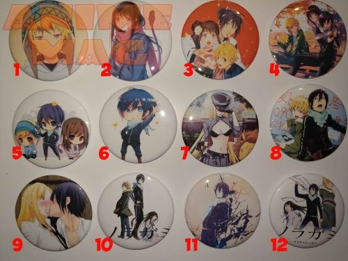 Buttons Noragami