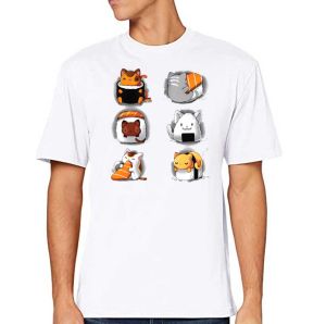  T-Shirt Sushi Cats