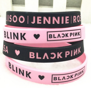 Силиконова гривна Blackpink