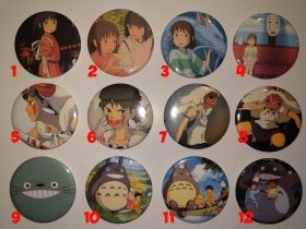 Buttons Studio Ghibli